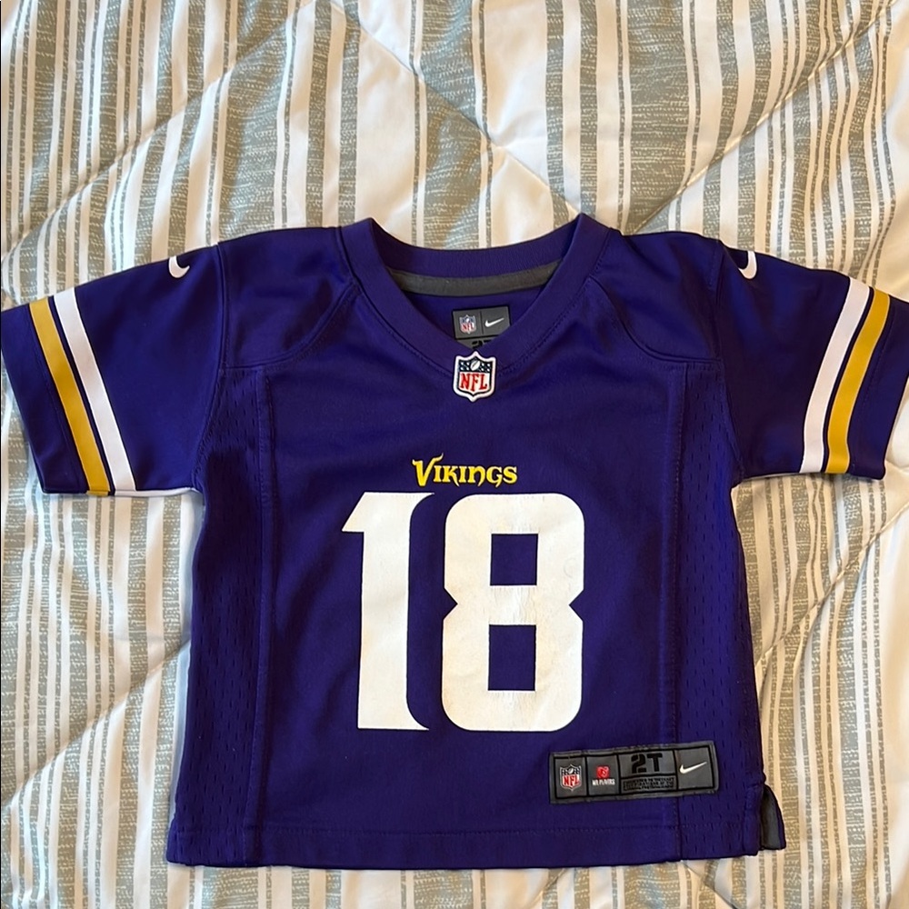 Toddler Justin Jefferson Purple Vikings Jersey